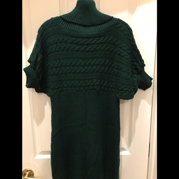 NEW Hunter Green ‘mingle’ Sz L Sweater Dress - Picture 4 of 4
